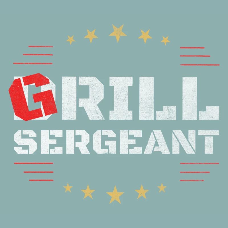 Grill Sergeant – classic BBQ Shirt