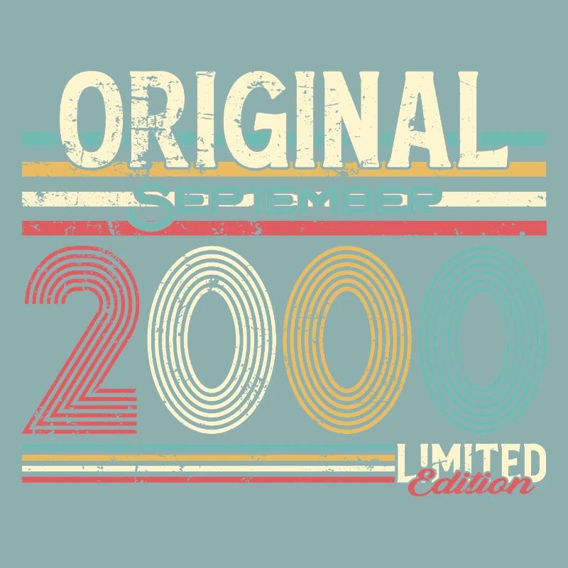 Design rétro original de septembre 2000, 25 ans