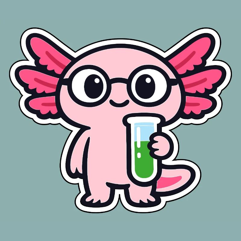Small Labcreature with wings axolotl