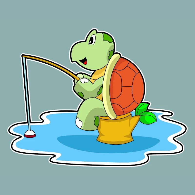 Canne à pêche Turtle Angler