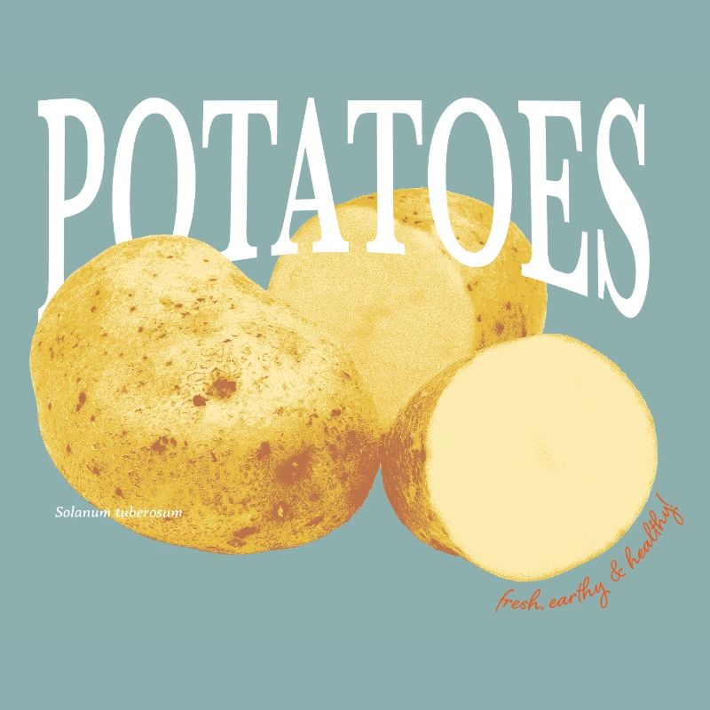 Pommes de terre – Retro Vegetable Statement