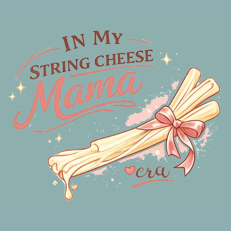 À l’époque de My String Cheese Mama – Chemise Funny Mom