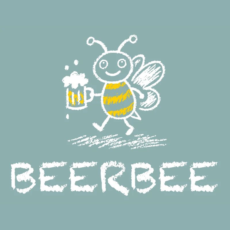 beerbee bier spruch biene lustig biertrinker