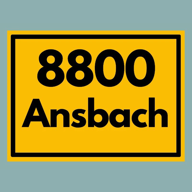 OLD POSTCODE POSTCODE RETRO 8800 ANSBACH FRANKEN