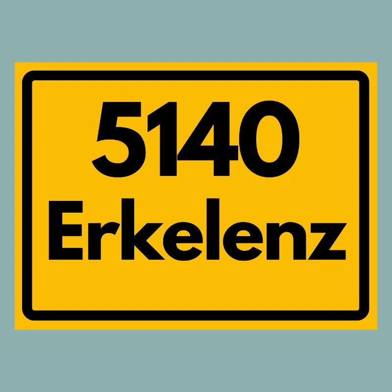ALTE POSTLEITZAHL PLZ RETRO 5140 ERKELENZ NRW