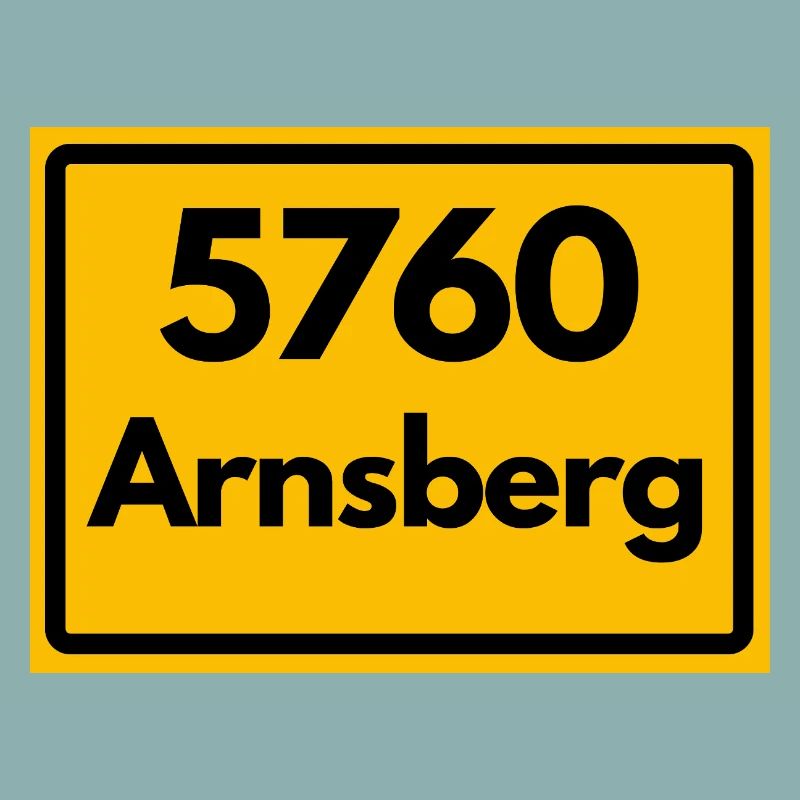 ANCIEN CODE POSTAL RÉTRO 5760 ARNSBERG