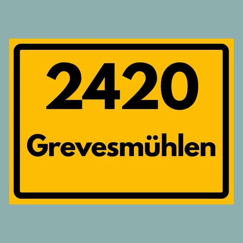 ALTE POSTLEITZAHL PLZ RETRO 2420 GREVESMÜHLEN