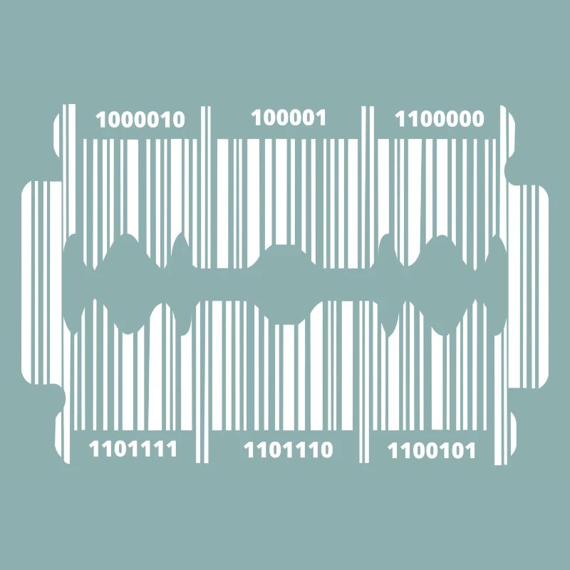 Rasierklinge mit Code