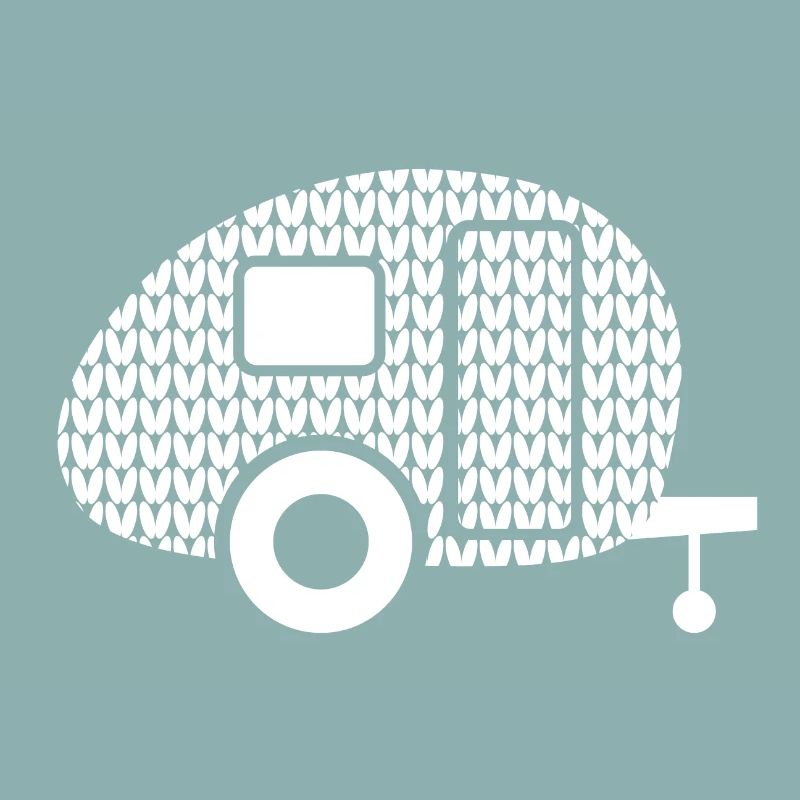 Caravan Camping Knitting Pattern Winter Caravan