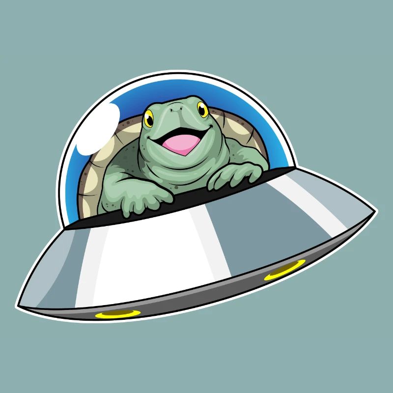 Turtle Spaceship Space