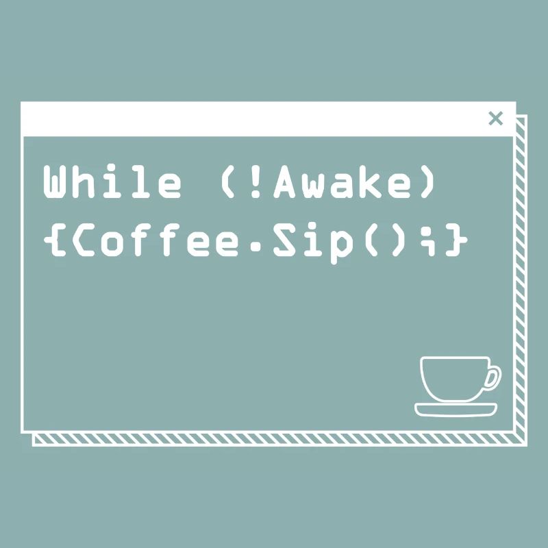 Aus Kaffee Code generieren Programmierer