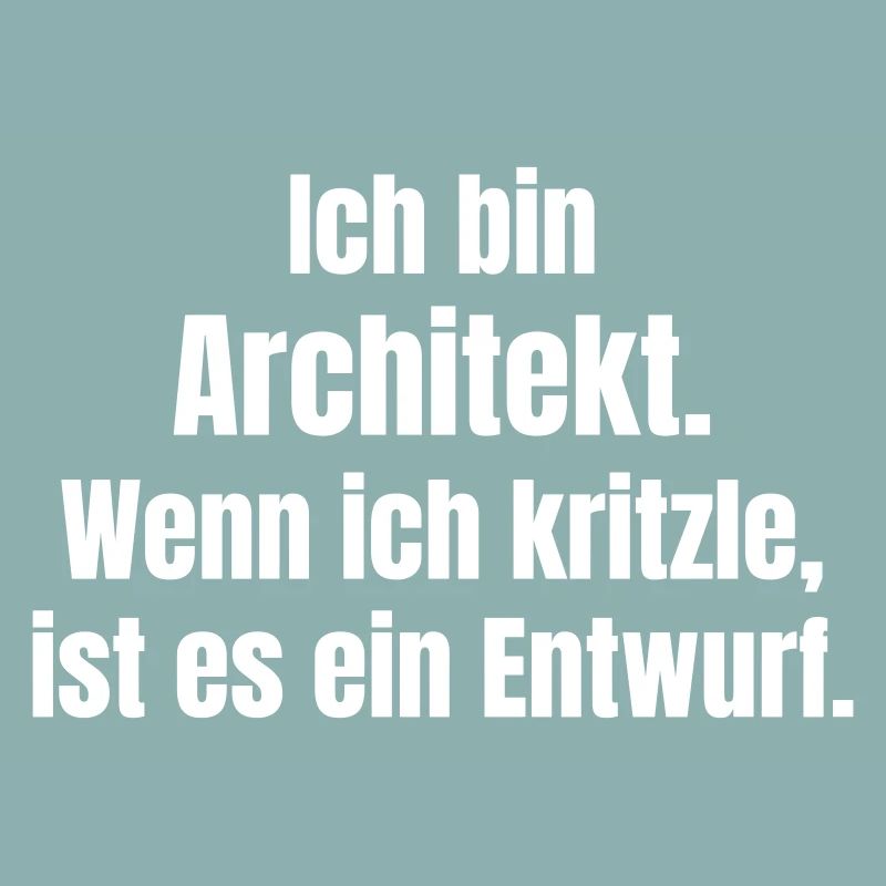 Architect Doodle Design Saying