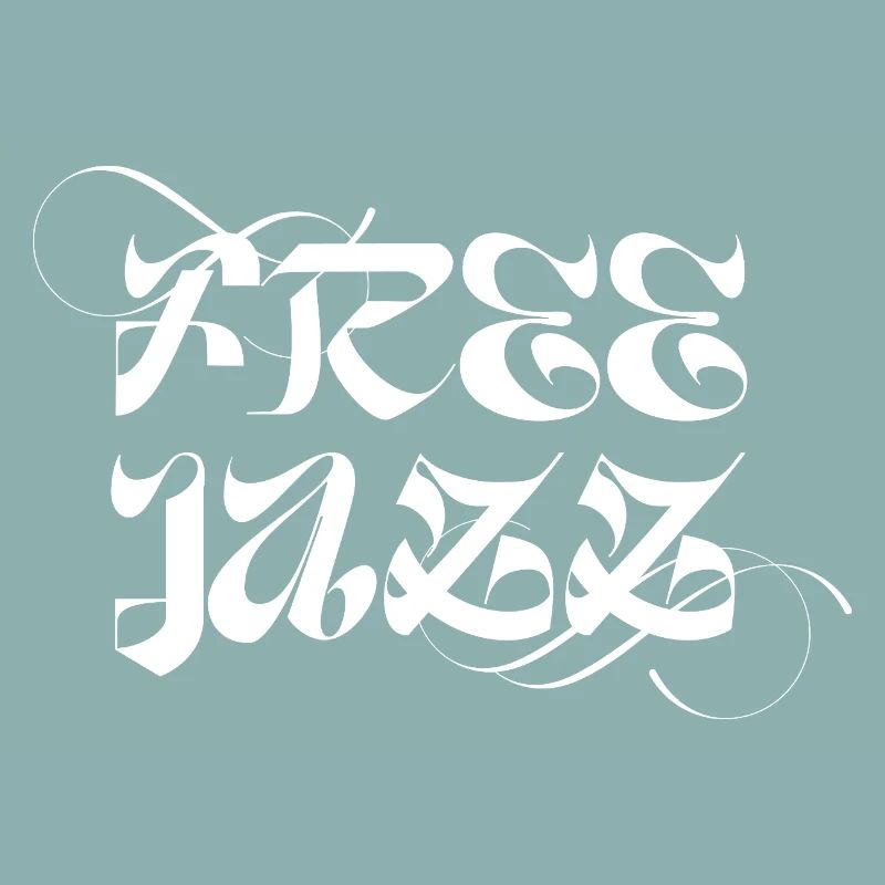 Conception typographique de jazz libre