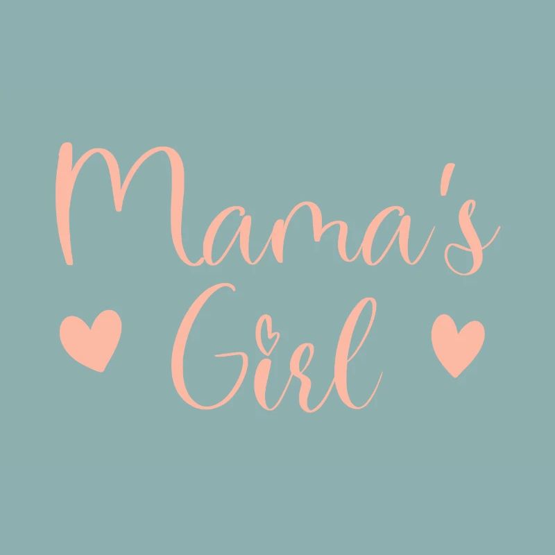 Fille de Maman Script Rose
