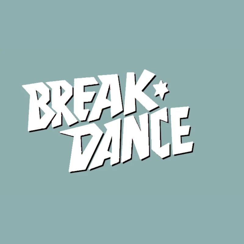 Style de danse Breakdance Lettrage