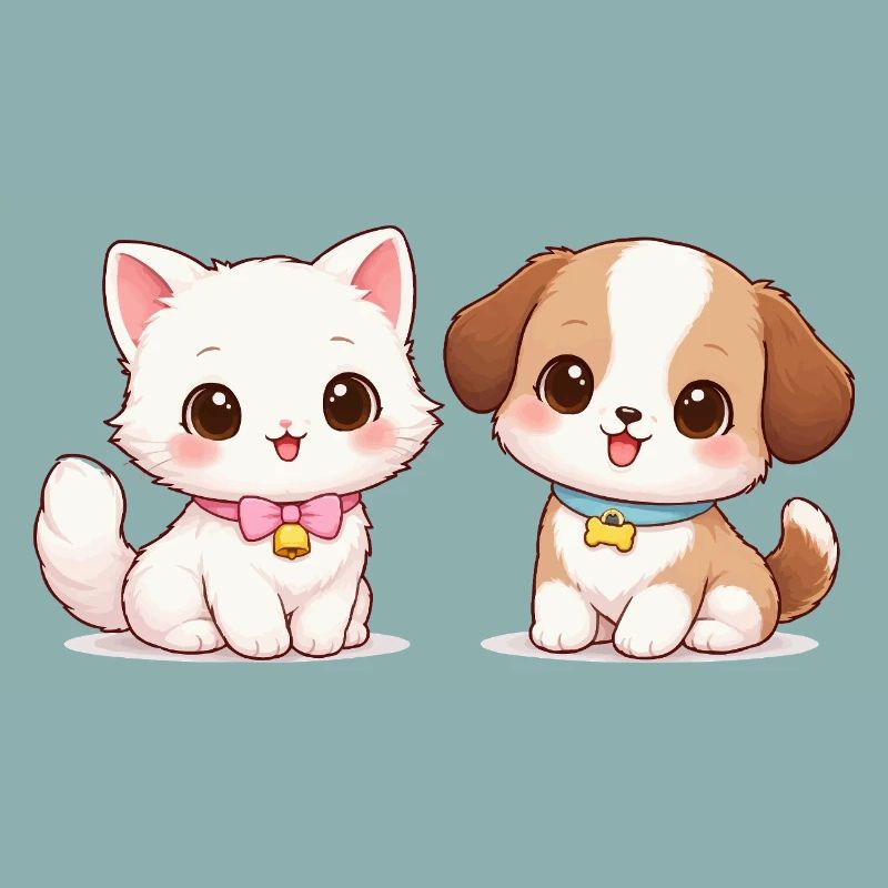 Hund Katze Comic