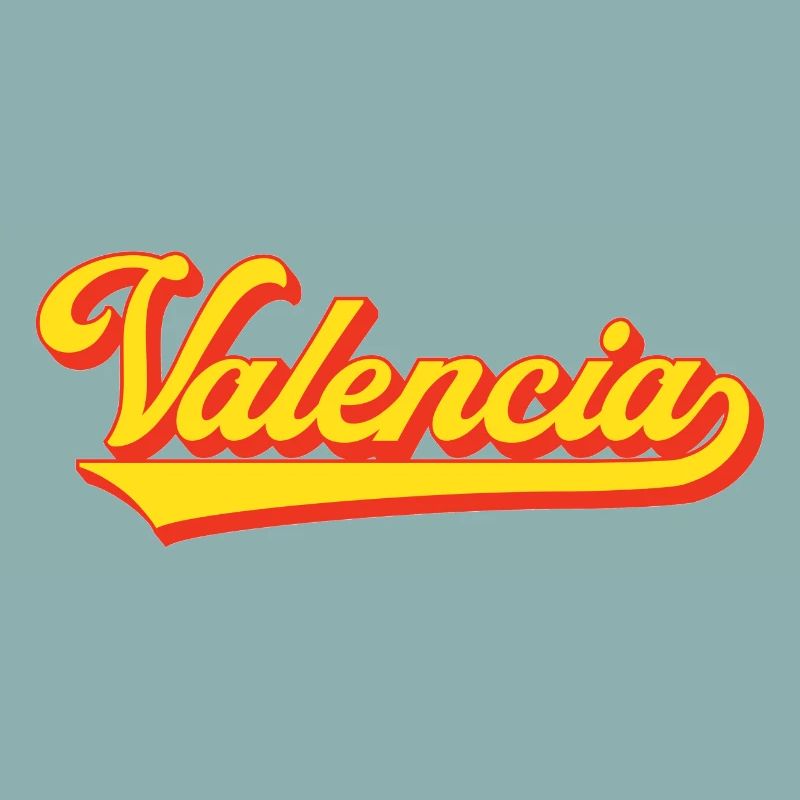 Valencia Script Logo