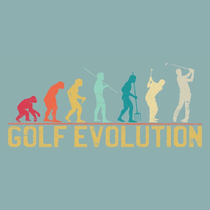 Golf Evolution Silhouette Design