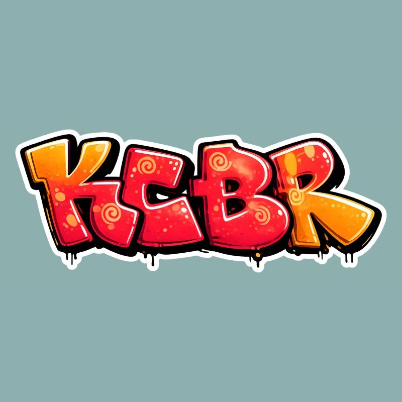 KCBR Graffiti Burst Design