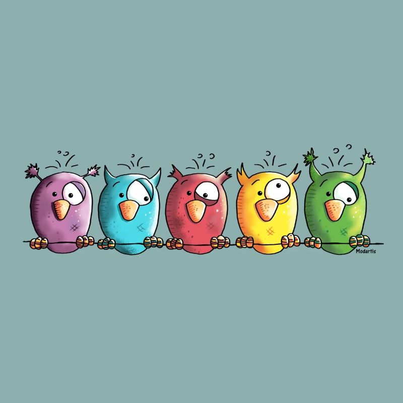 Funny Owls - Eule - Vogel