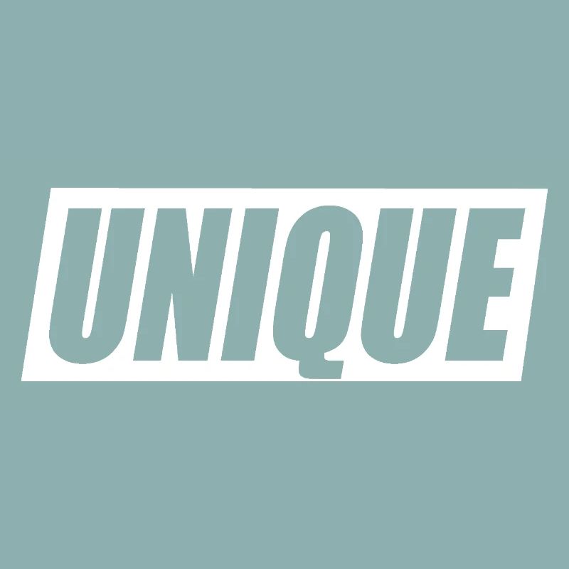 unique unique unique self-worth unique