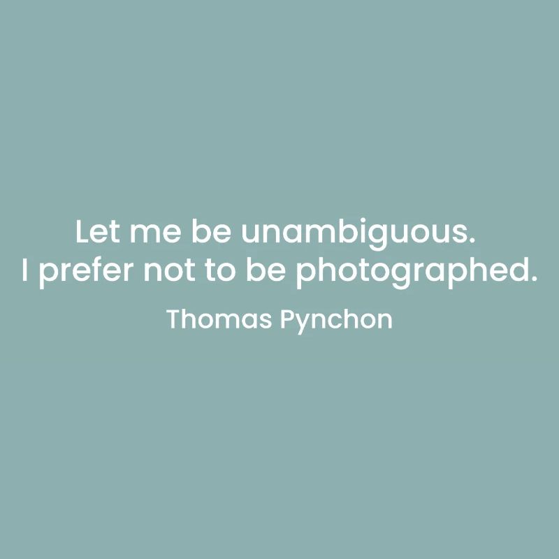 Zitat von Thomas Pynchon