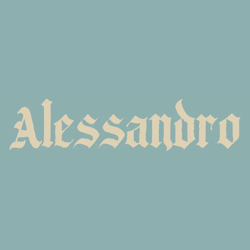 Alessandro Gothic Script