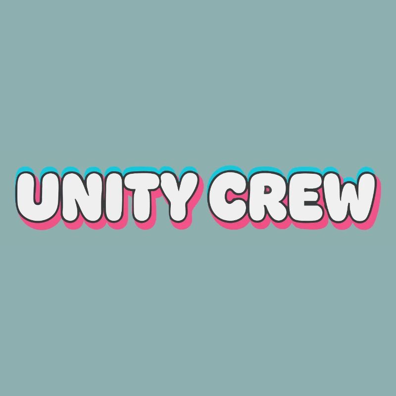 Unity Crew Graffiti-Farbblase
