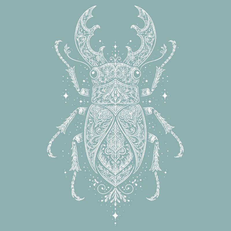 Ornamentkäfer Mandala