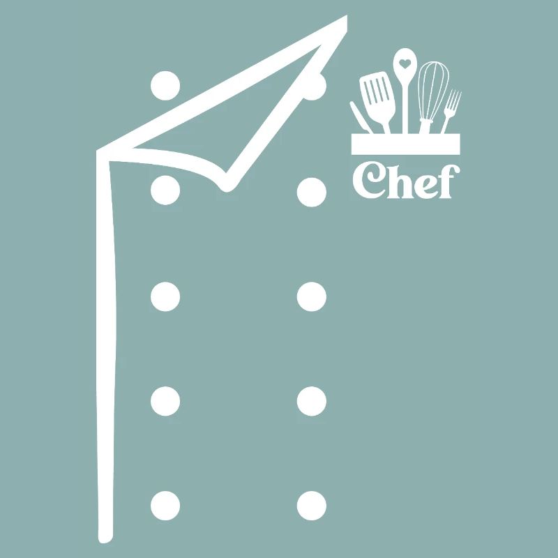 Funny Chef Head Chef Baker Chef Uniform With Tools