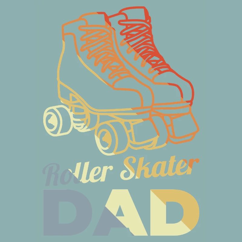 Rollschuh Papa