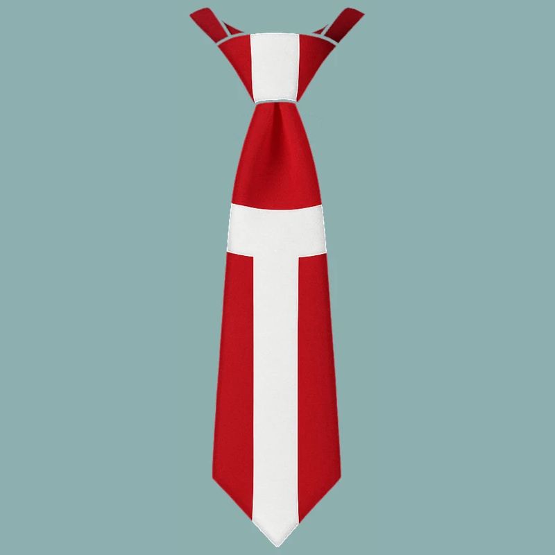 Cravate Danemark – Conception du drapeau