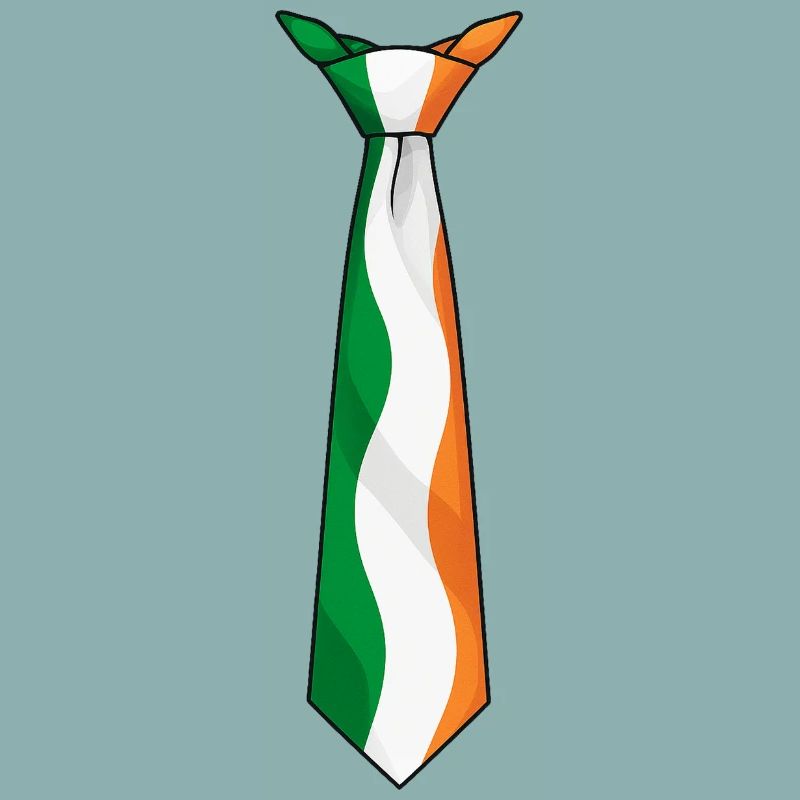 Cravate d’Irlande – Conception du drapeau