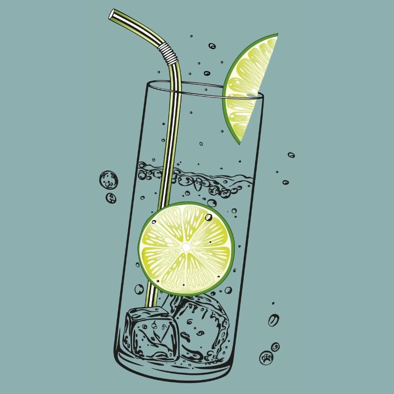 Limetten Limonade Sommer Limo