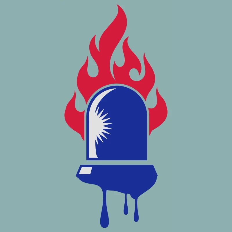 rotating blue beacon light-Fire department