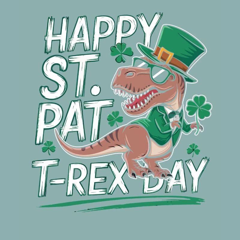 Chapeau de T-Rex de Saint-Patrick