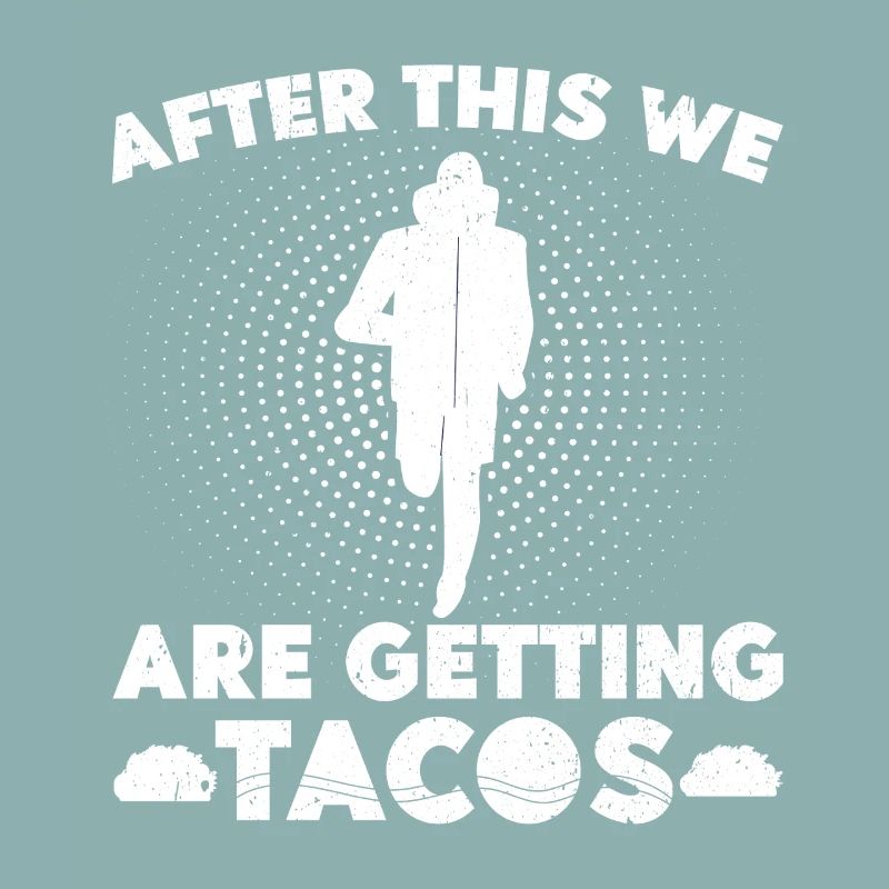 Marathon Runner After We Getting Tacos Running