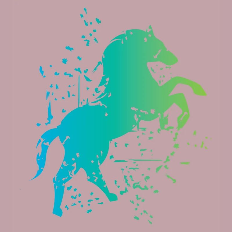 Pferd Illustration Explosion Kunst Symbol icon
