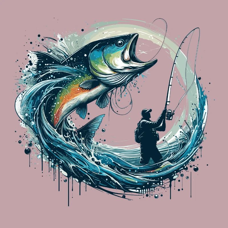Cadeau dynamique de pêche
