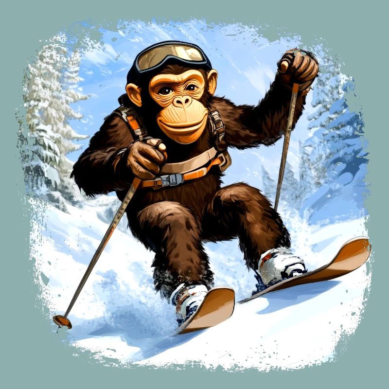 Monkey Ski / Skier Monkey