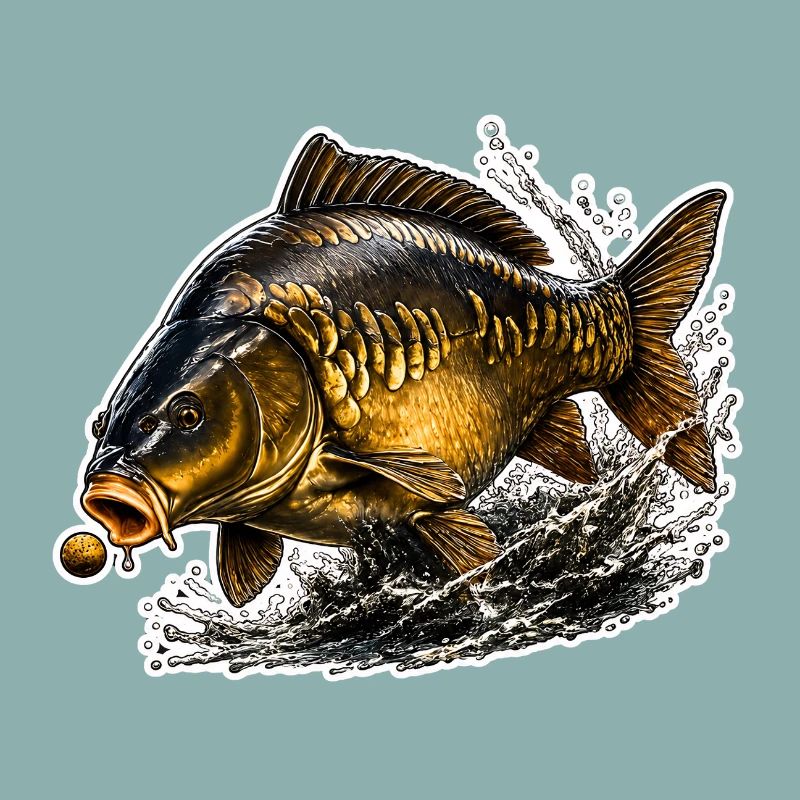 Conception de la pêche à la carpe miroir
