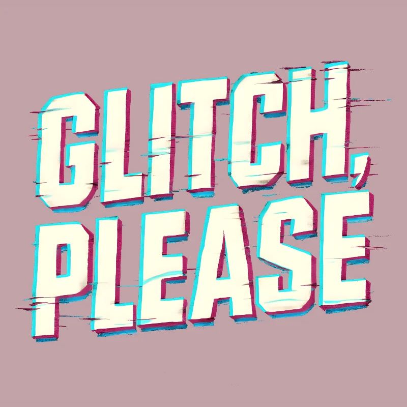 Glitch bitte | Retro Gaming Hacker Vibes