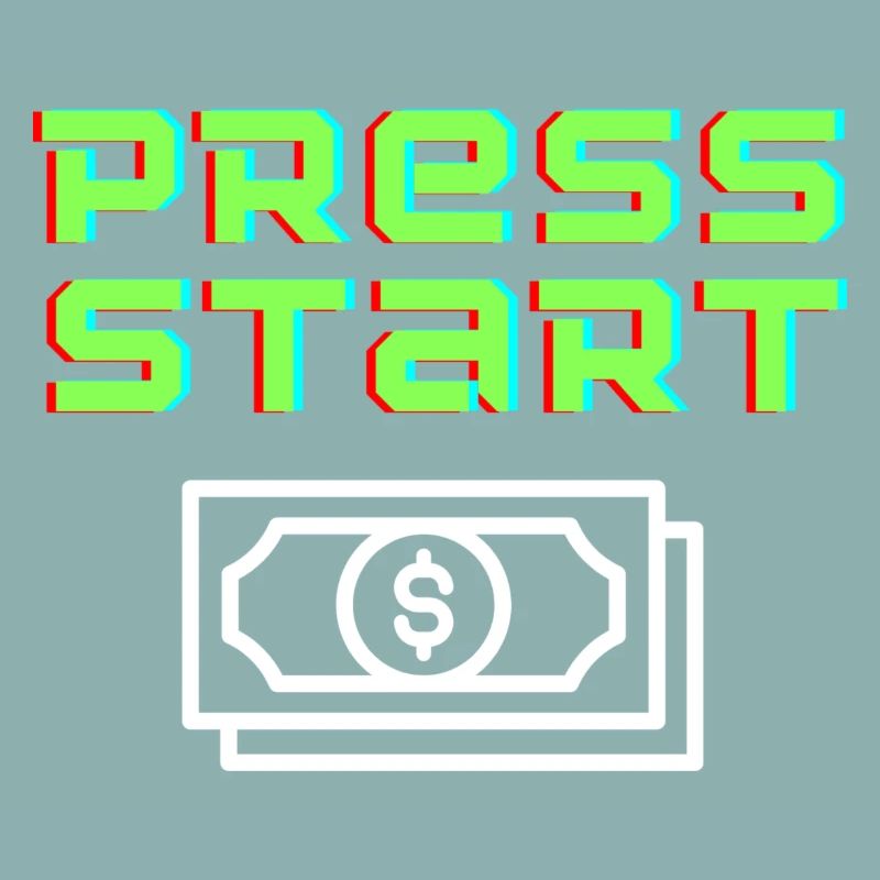 Press Start Retro Arcade Bill