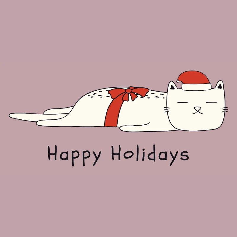 Drôle de chat Noël