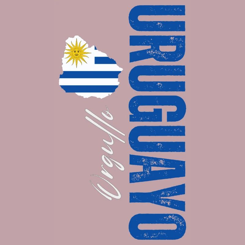 Uruguayan pride, vertical design