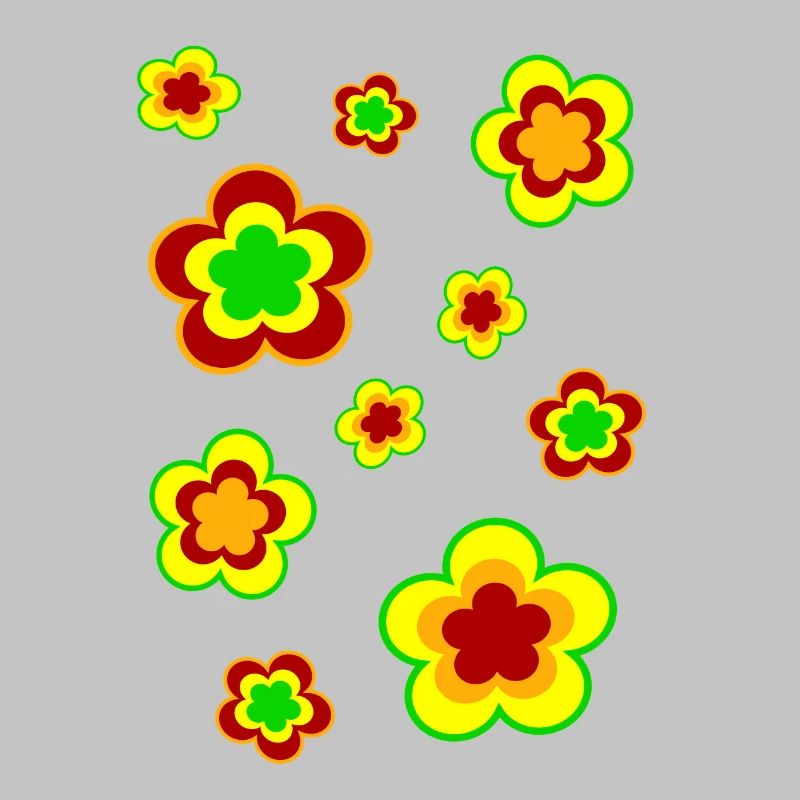 70s Flower Pattern