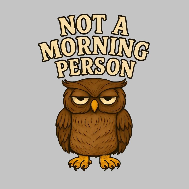 Morgenmuffel Eule