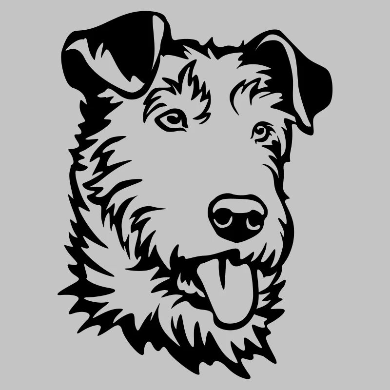 Irish Terrier Head