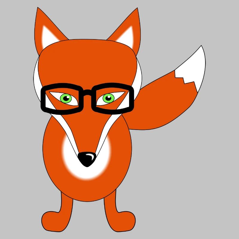 fuchs mit brille