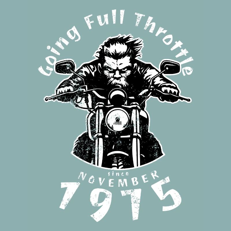 50. Geburtstag Going Full Throttle Since 11/1975